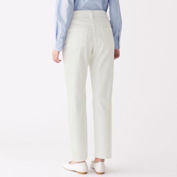 MUJI STRETCHY DENIM BOYFRIEND FIT PANTS 25 - Picture 2 of 8